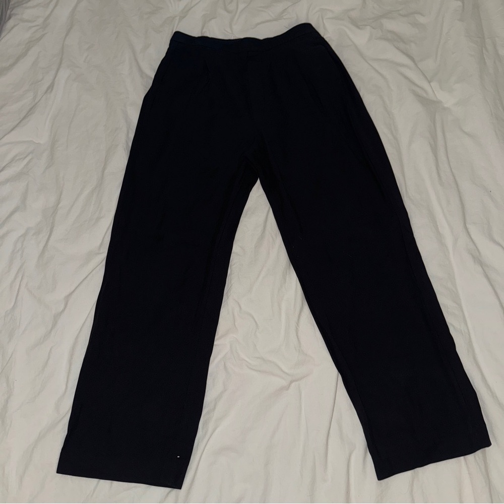 Vince Black Wide Leg Trouser